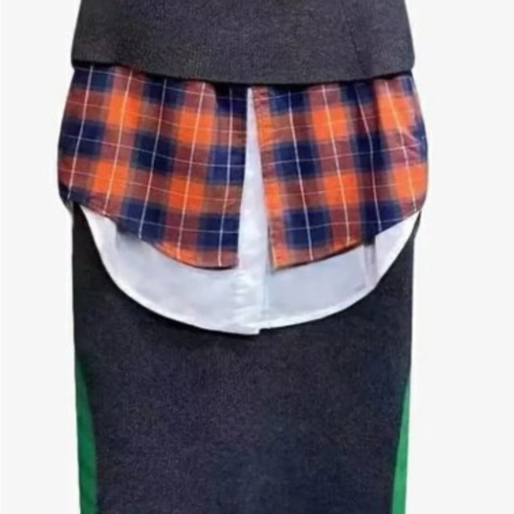 Enföld Plaid Layered Women's Skirt